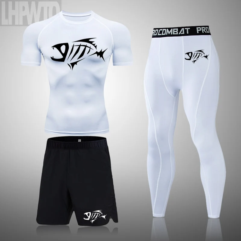 Man Tracksuit Men's Sport Suit MMA Tactical Trousers T-Shirt Tights Men Rashgard kit Compression Clothing Exercise Fitness Suit
Man Tracksuit Men's Sport Suit MMA Tactical Trousers T-Shirt Tights Men Rashgard kit Compression Clothing Exercise Fitness Suit