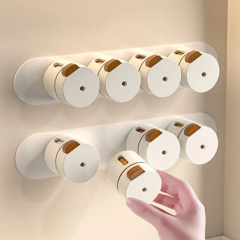 Magnetic Seasoning Box Set of Composite Wall-hanging Household Seasoning Pot Kitchen Seasoning Quantitative Salt Bottles
Magnetic Seasoning Box Set of Composite Wall-hanging Household Seasoning Pot Kitchen Seasoning Quantitative Salt Bottles