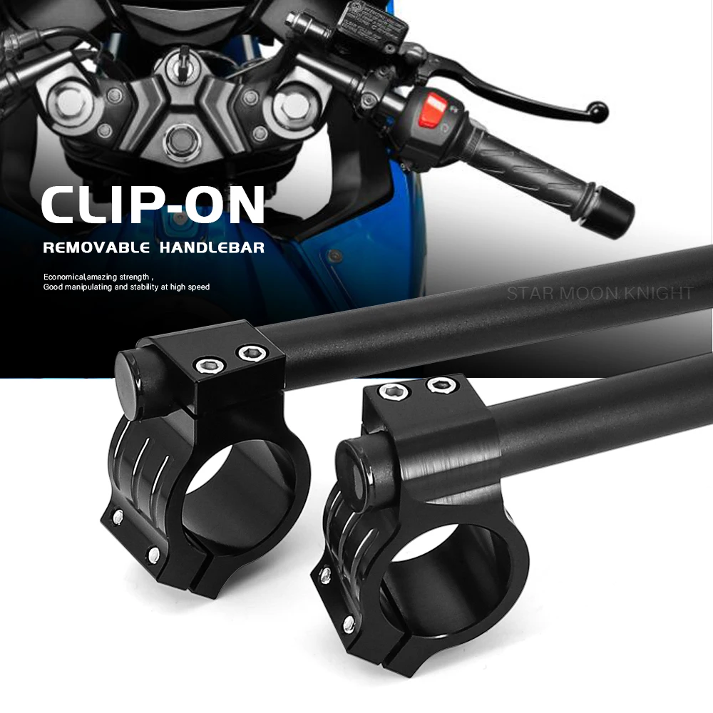Clip on Ons Fork Riser Handlebar For Suzuki GSX-R 1300 1000 750 600 125 GSX 600 750 1100 GSF 400 600 SV650 RF600 GS500 TL1000
Clip on Ons Fork Riser Handlebar For Suzuki GSX-R 1300 1000 750 600 125 GSX 600 750 1100 GSF 400 600 SV650 RF600 GS500 TL1000