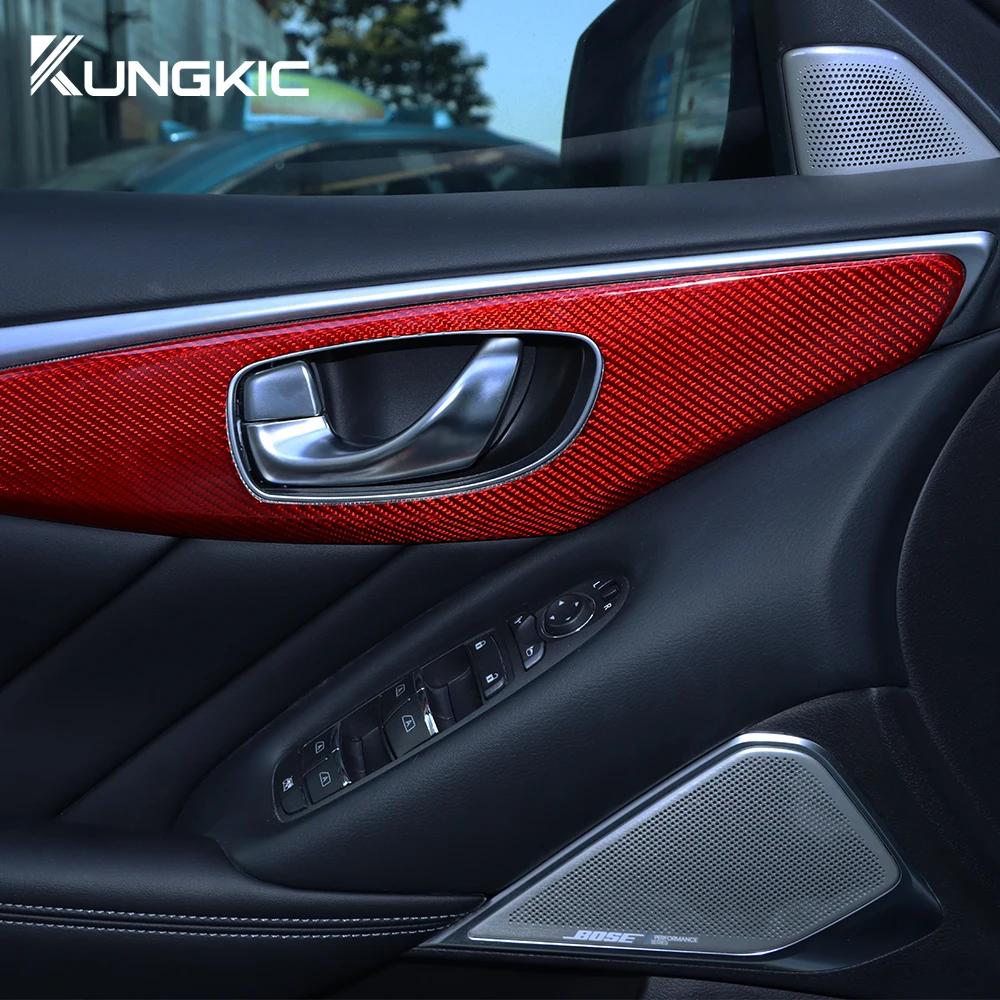 For Infiniti Q50 2013 2014 2015 2016 2017 2018 2019 2020 2021 2022 Car Real Carbon Fiber Front Rear Door Handle Cover Sticker
For Infiniti Q50 2013 2014 2015 2016 2017 2018 2019 2020 2021 2022 Car Real Carbon Fiber Front Rear Door Handle Cover Sticker