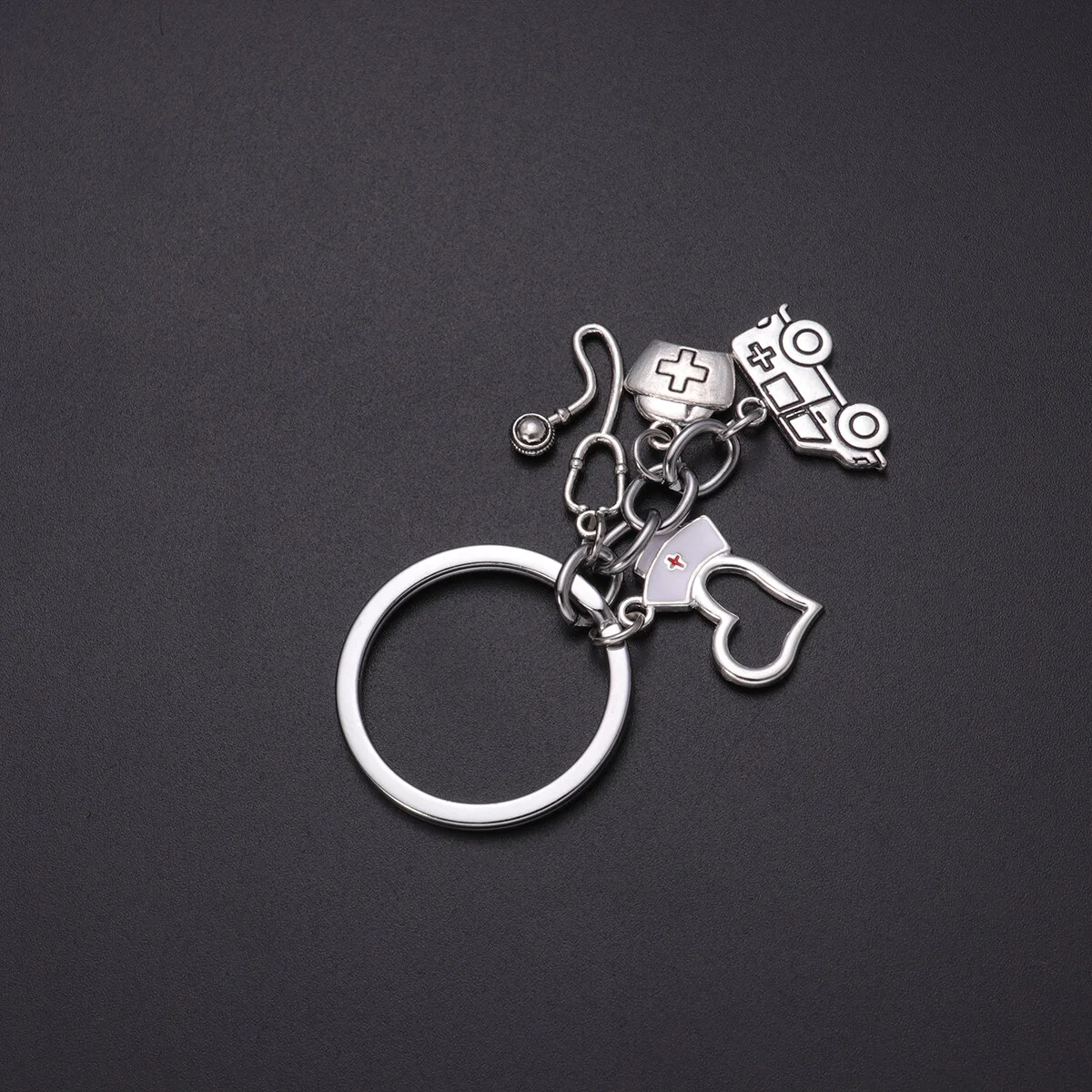 Wallet Key Chain Ambulance Memorial Alloy Key Ring Creative Keyring Fashionable Gift Hanging Ornament
Wallet Key Chain Ambulance Memorial Alloy Key Ring Creative Keyring Fashionable Gift Hanging Ornament