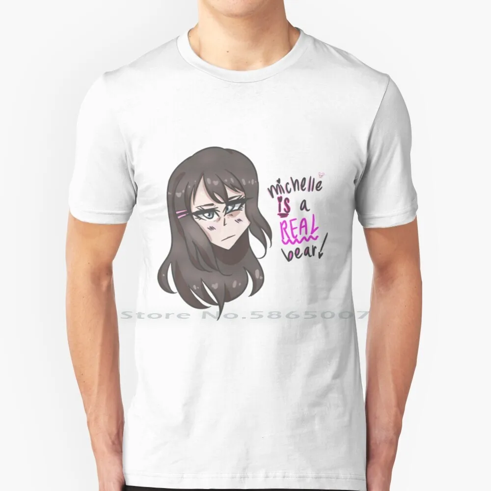 Michelle Is A Real Bear! T Shirt 100% Cotton Misaki Okusawa Okusawa Misaki Hello Happy World Harohapi Bang Dream Girls Band
Michelle Is A Real Bear! T Shirt 100% Cotton Misaki Okusawa Okusawa Misaki Hello Happy World Harohapi Bang Dream Girls Band