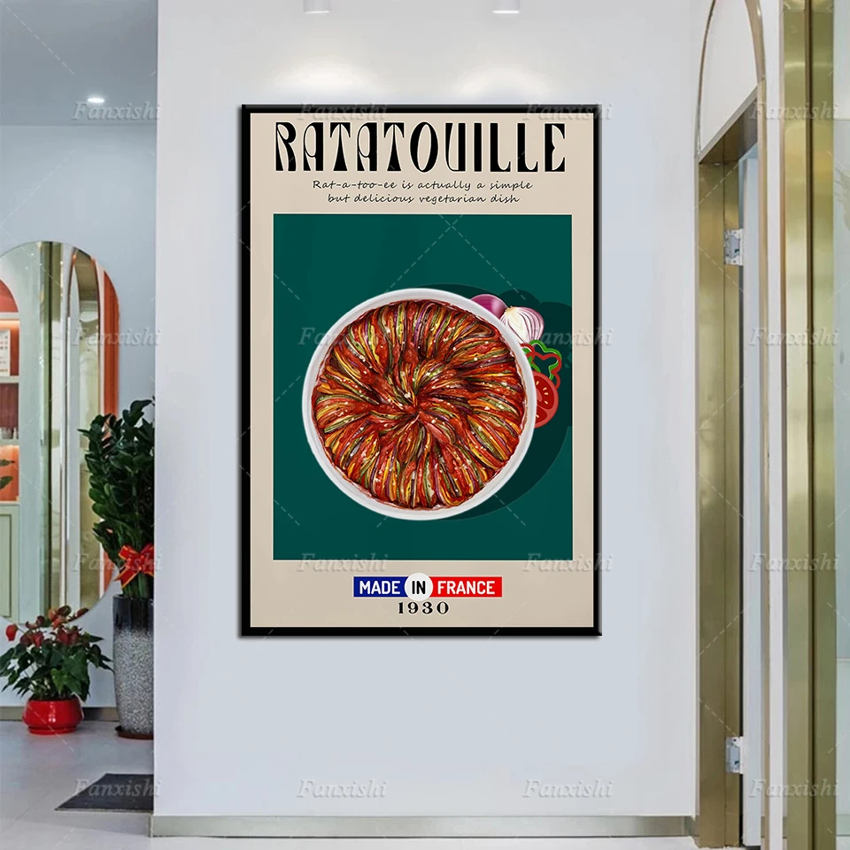 Ratatouille Poster, Food Print, French Food, Retro Poster, Housewarming Gift,Kitchen Decor,Mid Century Poster, Minimalist Prints
Ratatouille Poster, Food Print, French Food, Retro Poster, Housewarming Gift,Kitchen Decor,Mid Century Poster, Minimalist Prints