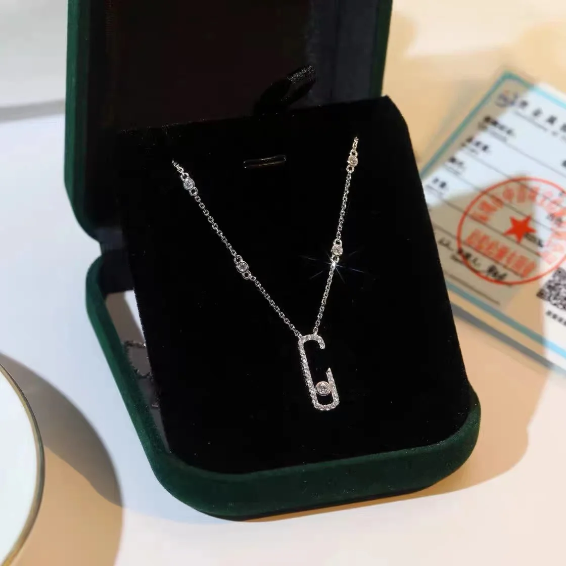 Necklace for women move series 925 sterling silver pendant women original logo luxury jewelry jewelry
Necklace for women move series 925 sterling silver pendant women original logo luxury jewelry jewelry