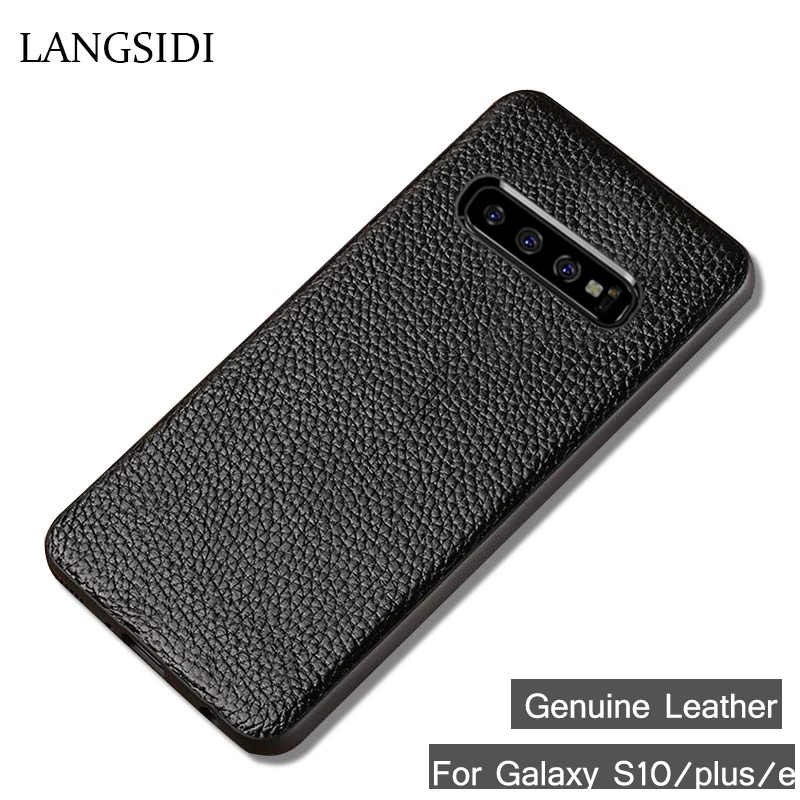 Чехол из натуральной кожи для Samsung Galaxy S8 S9 s10 Plus, чехол с текстурой личи, задняя крышка для S7 Edge A50 A70 A7 A8 2018, чехол
Чехол из натуральной кожи для Samsung Galaxy S8 S9 s10 Plus, чехол с текстурой личи, задняя крышка для S7 Edge A50 A70 A7 A8 2018, чехол