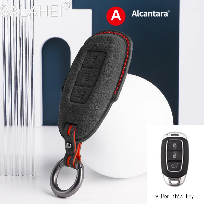 Alcantara Suede Car Key Case Cover Holder For Hyundai Santa I20 I30 IX35 Encino Kona Solaris Azera Elantra Accent Creta Santafe
Alcantara Suede Car Key Case Cover Holder For Hyundai Santa I20 I30 IX35 Encino Kona Solaris Azera Elantra Accent Creta Santafe