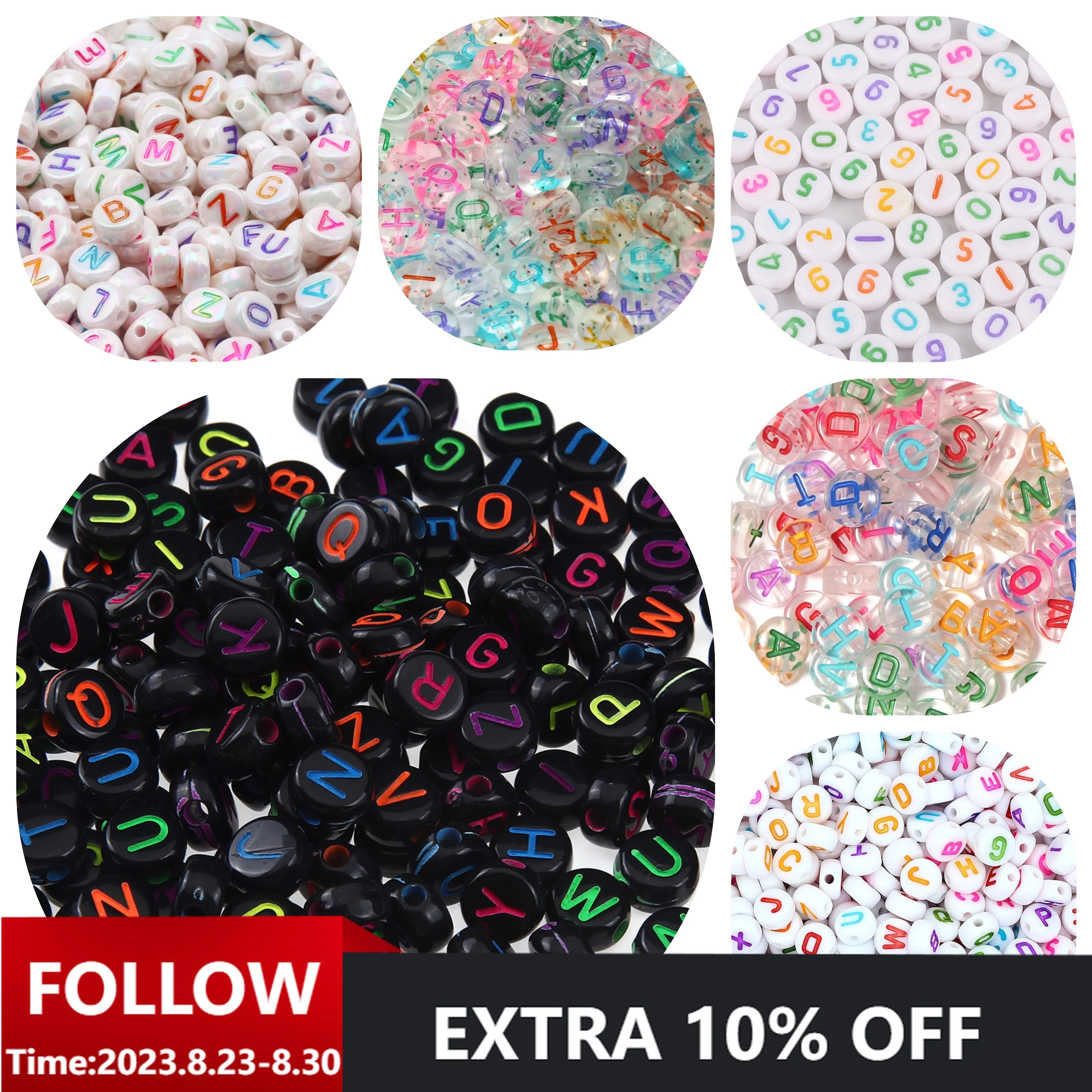 100pcs/Lot Round Flat Alphabet Loose Round Beads Mixed Colorful Letter Acrylic Beads For Jewelry Making Handmade Diy Bracelet
100pcs/Lot Round Flat Alphabet Loose Round Beads Mixed Colorful Letter Acrylic Beads For Jewelry Making Handmade Diy Bracelet