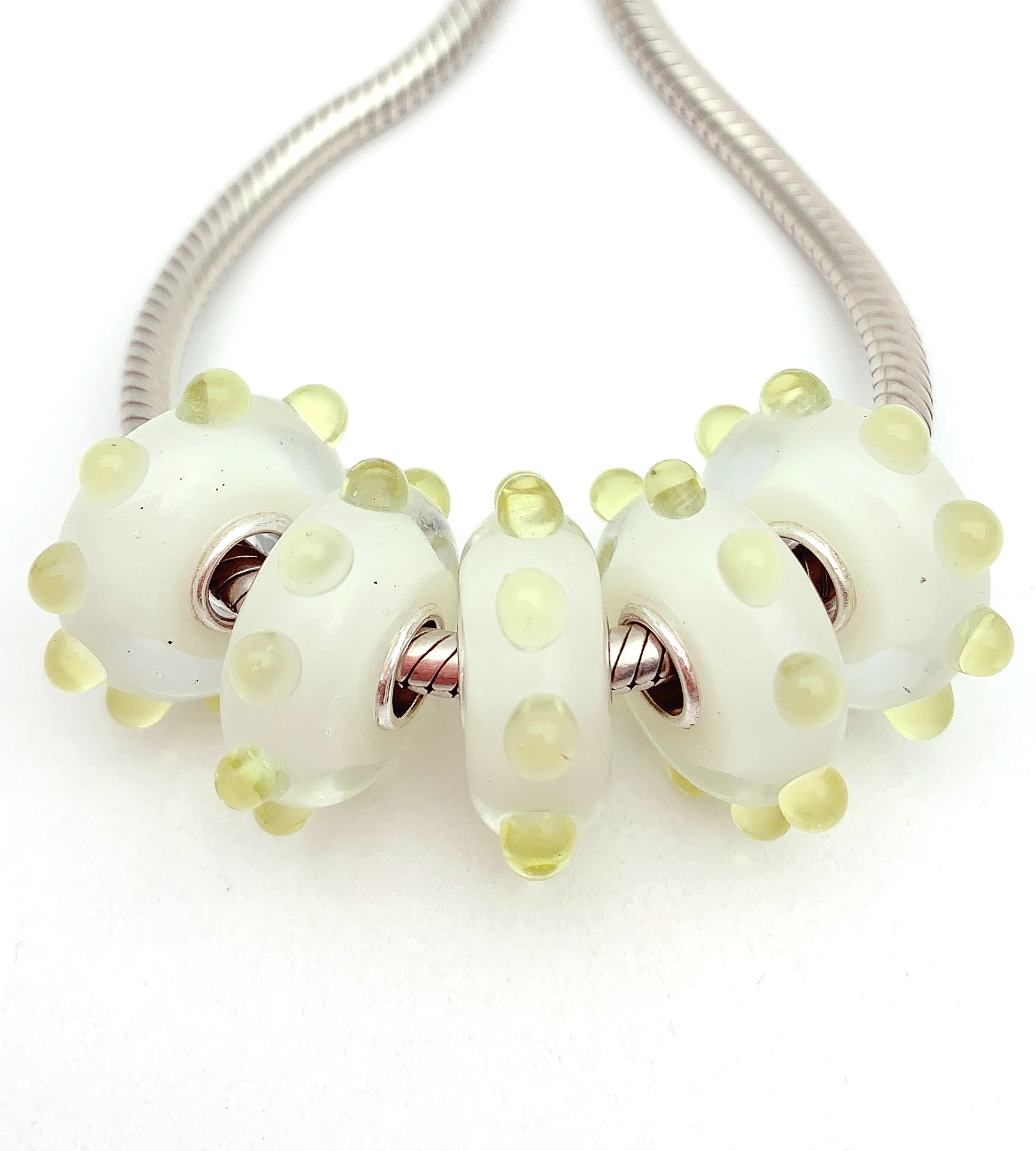 YG297 5X 100% Authenticity S925 Sterling Silver Beads Murano Glassbeads NEW Fit European Charms Bracelet Diy Jewelry Lampwork
YG297 5X 100% Authenticity S925 Sterling Silver Beads Murano Glassbeads NEW Fit European Charms Bracelet Diy Jewelry Lampwork