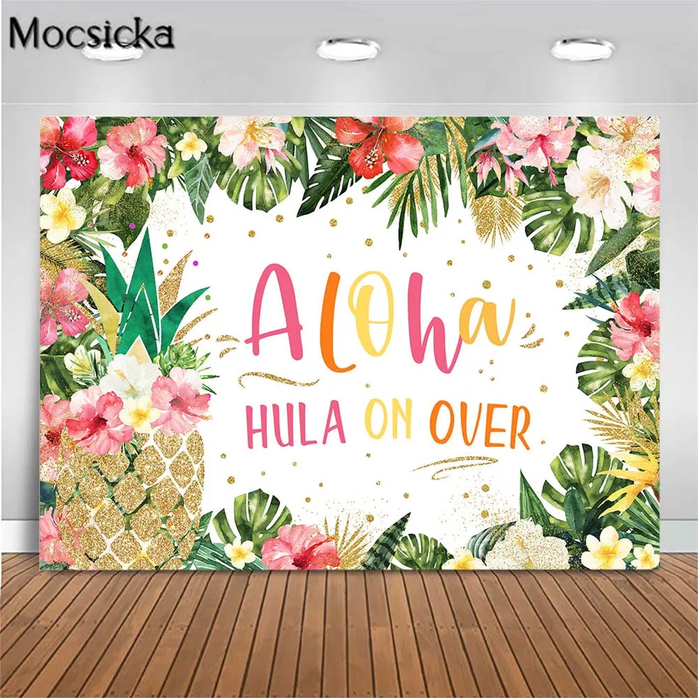 Mocsicka Summer Aloha Backdrop Hawaiian Luau Party Tropical Flowers Pineapple Baby Shower Photography Backgrounds Studio Propss
Mocsicka Summer Aloha Backdrop Hawaiian Luau Party Tropical Flowers Pineapple Baby Shower Photography Backgrounds Studio Propss