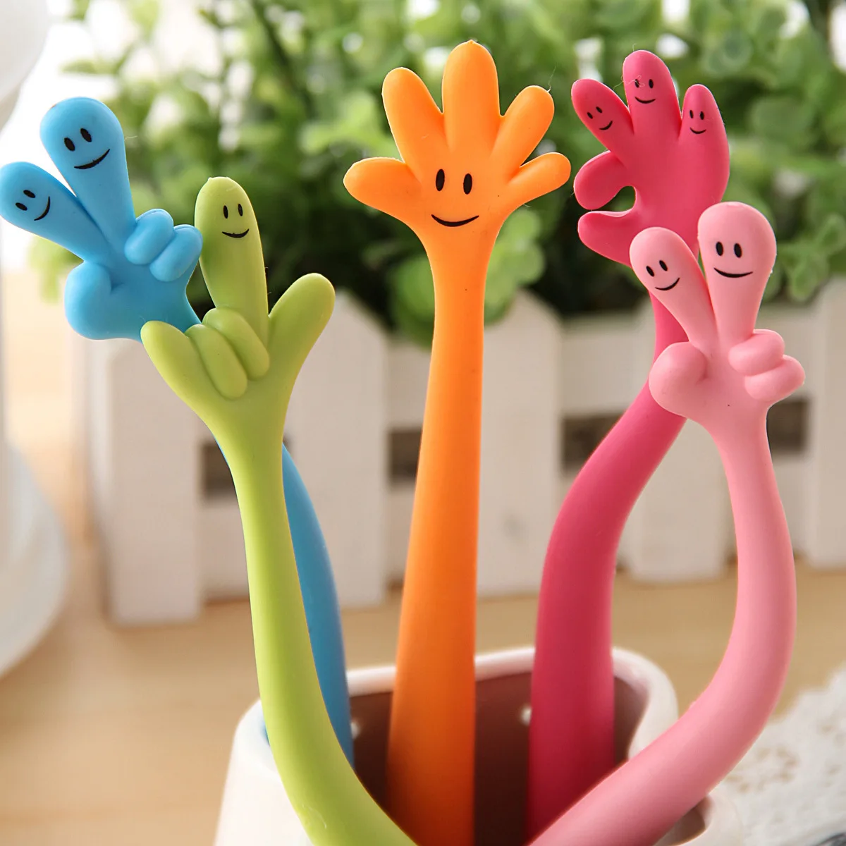 10pcs Creative Stationery Student Supplies Cute Cartoon Curved Color Gesture Pen Advertising Ballpoint Pen gel pen set 
10pcs Creative Stationery Student Supplies Cute Cartoon Curved Color Gesture Pen Advertising Ballpoint Pen gel pen set