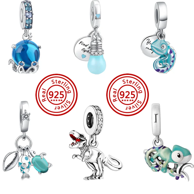 Подвеска-бабочка Pandora, серебро 925 пробы, хамелеон, динозавр, животное 
Подвеска-бабочка Pandora, серебро 925 пробы, хамелеон, динозавр, животное