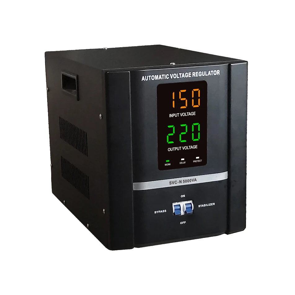 servo motor single phase 220vac SVC 5000VA automatic voltage regulator stabilizer
servo motor single phase 220vac SVC 5000VA automatic voltage regulator stabilizer