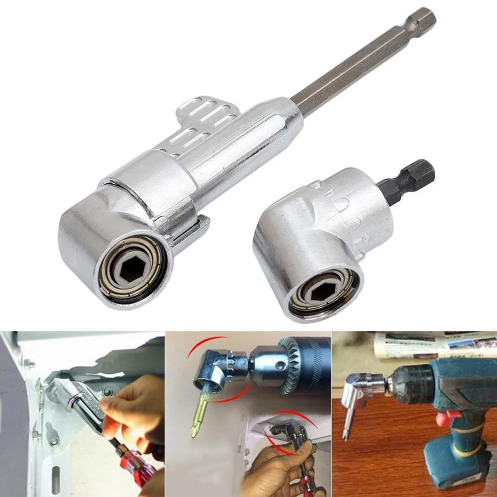 105 Degrees Angle Extension 1/4 Inch Hex Drill Bit Screwdriver Tool Drilling Turning Head Screwdriver Socket Holder Adaptor
105 Degrees Angle Extension 1/4 Inch Hex Drill Bit Screwdriver Tool Drilling Turning Head Screwdriver Socket Holder Adaptor