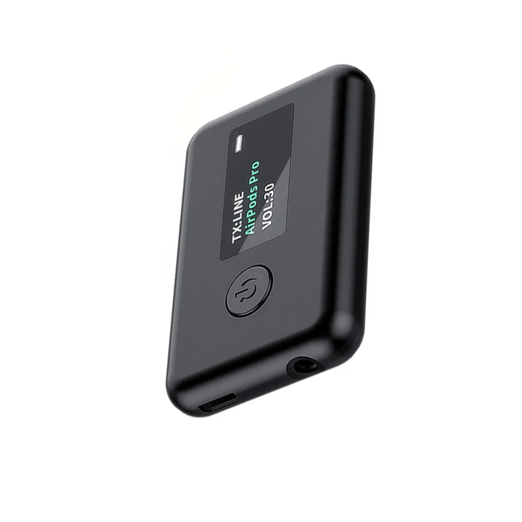 Audio Adapter Signal Receiver Wireless Transmitter Black Convenient LED Screen Simple Operation Splitter Receiving Device
Audio Adapter Signal Receiver Wireless Transmitter Black Convenient LED Screen Simple Operation Splitter Receiving Device
