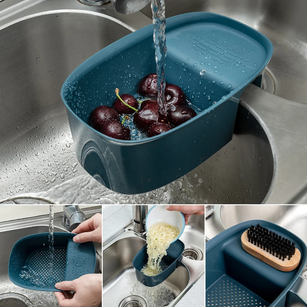 Multifunctional Kitchen Sink Strainer Leftover Drain Basket Soup Garbage Filter Hanging Drainer Rack Fruit Vegetable Drainer
Multifunctional Kitchen Sink Strainer Leftover Drain Basket Soup Garbage Filter Hanging Drainer Rack Fruit Vegetable Drainer
