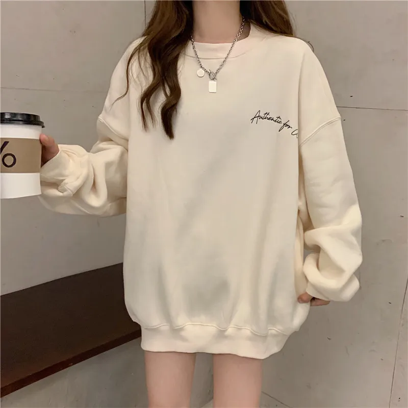 Women Sweatshirts Y2k Autumn Winter Solid Color Long Sleeve Pullover Letter Print Korean Harajuku Oversized Hoodies Streetwear
Women Sweatshirts Y2k Autumn Winter Solid Color Long Sleeve Pullover Letter Print Korean Harajuku Oversized Hoodies Streetwear