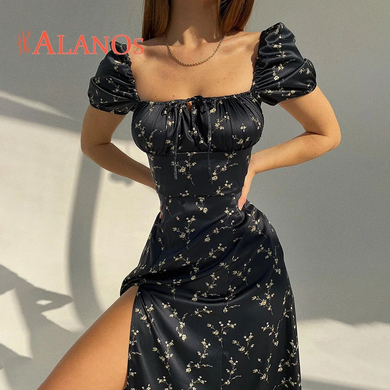Платье-макси ALANOS с цветочным принтом, открытыми плечами и пышными рукавами, сексуальное платье с разрезом сбоку, эстетическое платье до сер...
Платье-макси ALANOS с цветочным принтом, открытыми плечами и пышными рукавами, сексуальное платье с разрезом сбоку, эстетическое платье до сер...