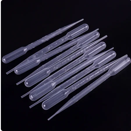 200PCS 3ML Pipettes Plastic Disposable Graduated Pasteur Pipette Dropper Polyethylene Makeup Tools Laboratory Tools
200PCS 3ML Pipettes Plastic Disposable Graduated Pasteur Pipette Dropper Polyethylene Makeup Tools Laboratory Tools