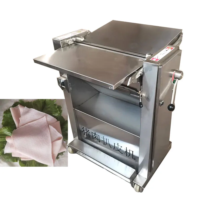 Pig Meat Pork Skin Removing Machine Fat Meat Peeler Machine Electric Pork Skin Peeling Machine
Pig Meat Pork Skin Removing Machine Fat Meat Peeler Machine Electric Pork Skin Peeling Machine