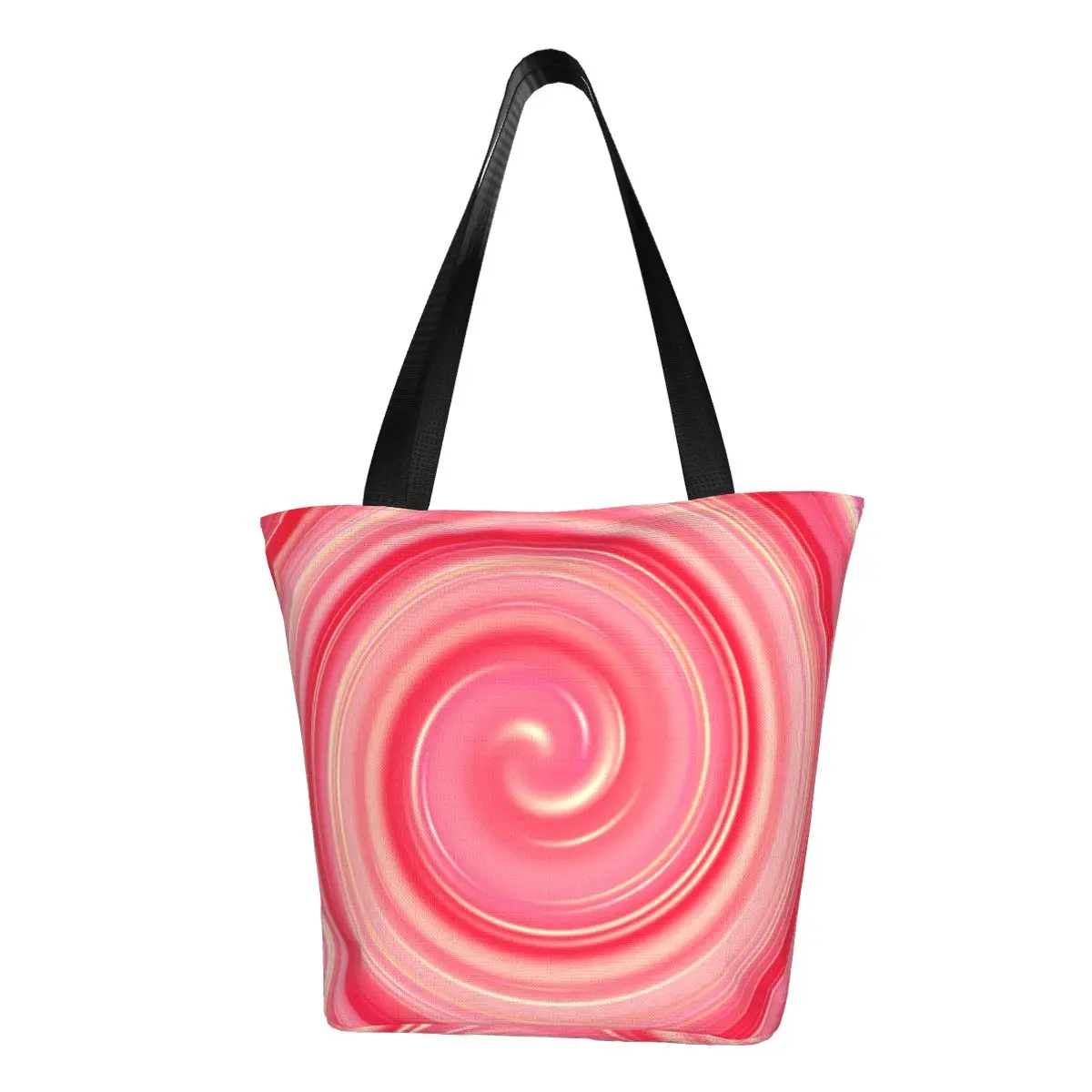 Золотистая и розовая сумка для покупок Candy Swirls, рабочие сумки, студенческий графический дизайн, сумка через плечо, эстетичная тканевая сумка... 
Золотистая и розовая сумка для покупок Candy Swirls, рабочие сумки, студенческий графический дизайн, сумка через плечо, эстетичная тканевая сумка...