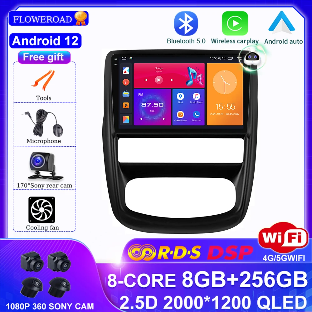 DSP Android 12 For Renault Duster 1 2010 - 2014 For Nissan Terrano 2014 - 2020 Car Radio Multimedia Video Player Navigation GPS
DSP Android 12 For Renault Duster 1 2010 - 2014 For Nissan Terrano 2014 - 2020 Car Radio Multimedia Video Player Navigation GPS