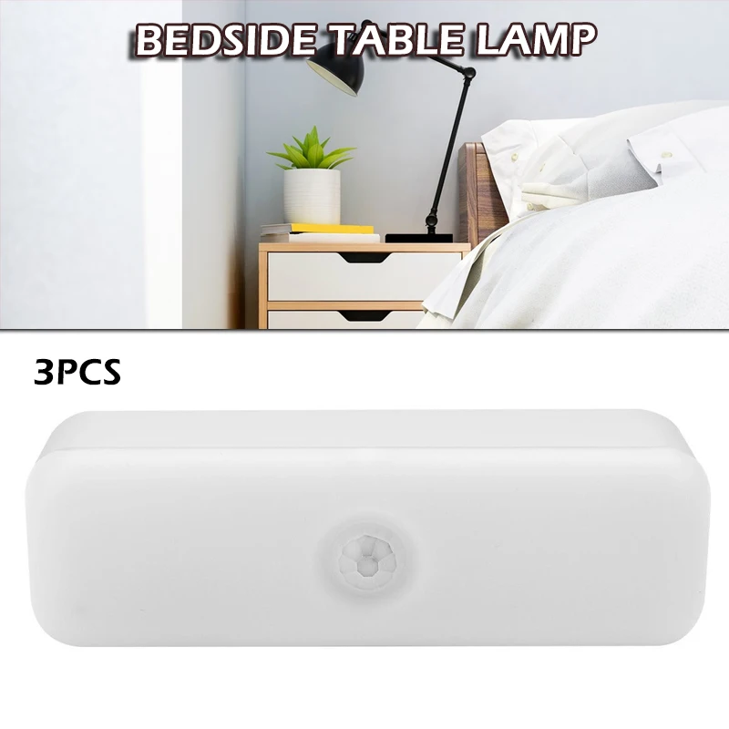 3 Pcs Wireless Motion Sensor Night Light Ultra Thin LED Night Light Kitchen Cabinet Bedroom Wardrobe Indoor Lighting Lamp
3 Pcs Wireless Motion Sensor Night Light Ultra Thin LED Night Light Kitchen Cabinet Bedroom Wardrobe Indoor Lighting Lamp