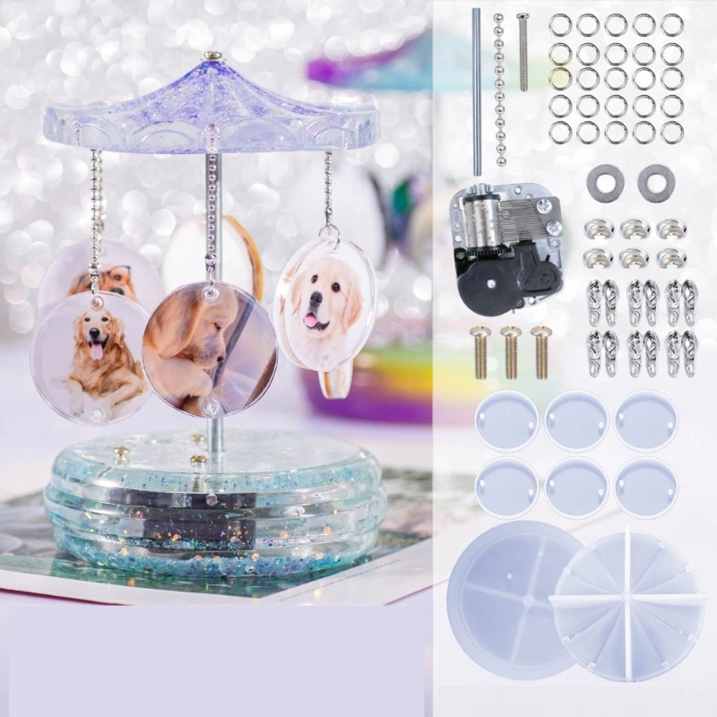 Music-Box Silicone Mold DIY Movement Materials Set Heart Round Pendant Resin Mold Holiday Gift Women Girl
Music-Box Silicone Mold DIY Movement Materials Set Heart Round Pendant Resin Mold Holiday Gift Women Girl