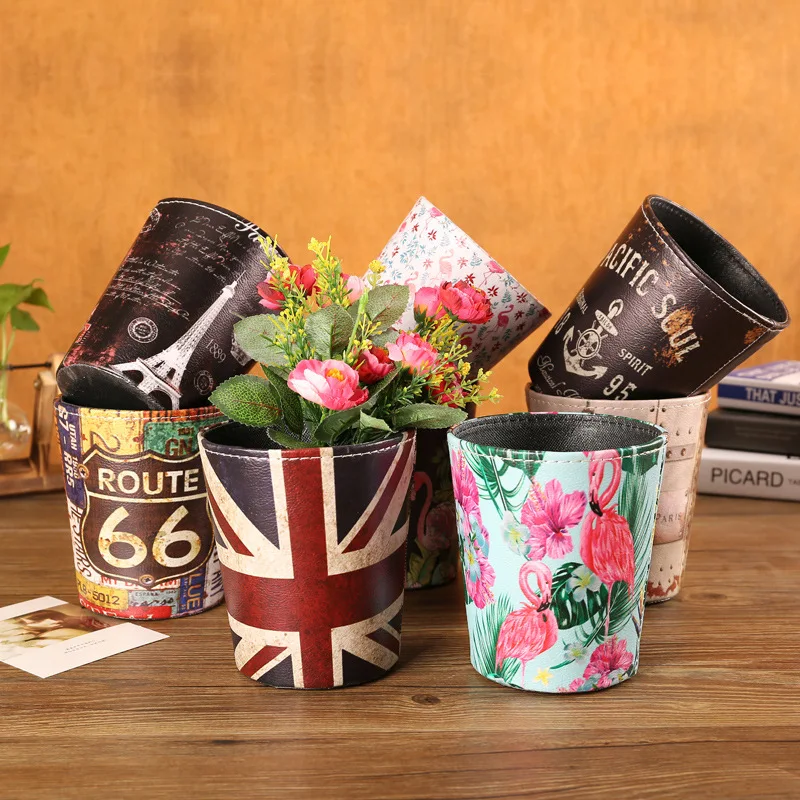 Vintage Car Trash Can for Living Room Bedroom Kitchen Accessories Simple Leather Desktop Storage Bucket Classic Waterproof Can
Vintage Car Trash Can for Living Room Bedroom Kitchen Accessories Simple Leather Desktop Storage Bucket Classic Waterproof Can