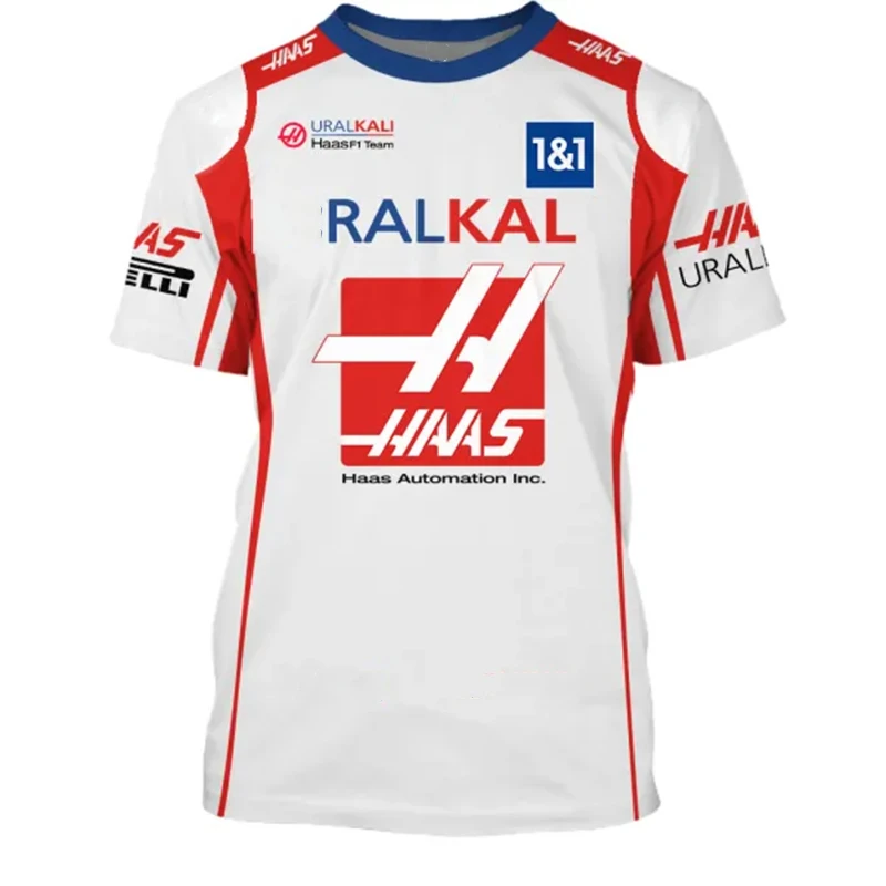 2022 New Design Men's T-shirt, F1 Hass Extreme Sports Racing Jersey. Harajuku, Street Leisure Formula One Plus Size 100-6XL
2022 New Design Men's T-shirt, F1 Hass Extreme Sports Racing Jersey. Harajuku, Street Leisure Formula One Plus Size 100-6XL