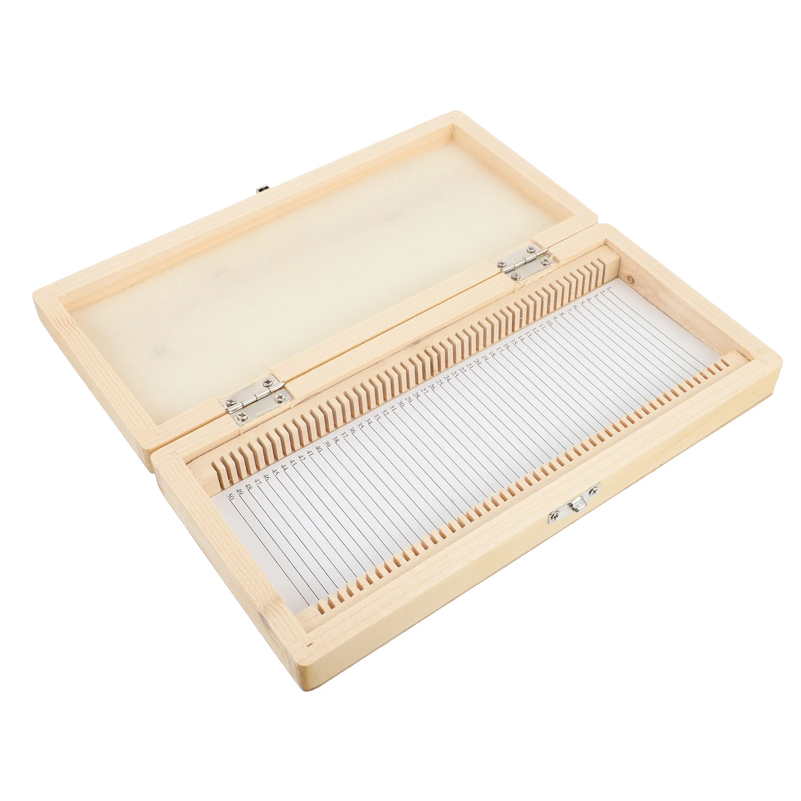 Microscope Slide Box for 50 Slide Wooden Slide Storage Boxes Natural Wood Specimen Case Numbered Slide Container Detailed
Microscope Slide Box for 50 Slide Wooden Slide Storage Boxes Natural Wood Specimen Case Numbered Slide Container Detailed