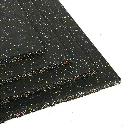 Interlocking Tiles, Heavy Duty 25 mm Thick Rubber Exercise Equipment Mats, 20"x20" Protective Strength Training Rubber F
Interlocking Tiles, Heavy Duty 25 mm Thick Rubber Exercise Equipment Mats, 20"x20" Protective Strength Training Rubber F