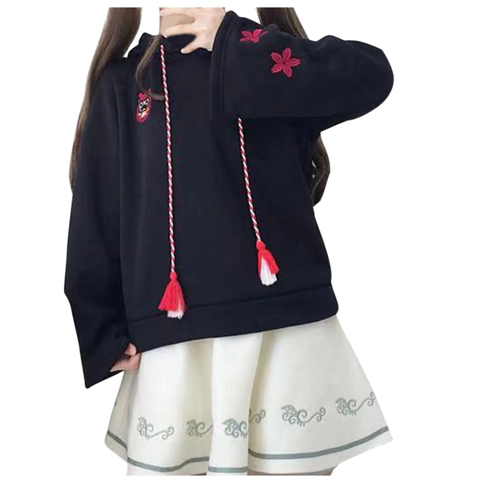 Women's Cute Print Hoodie Sweatshirt Casual Loose Long Sleeve Drawstring Blouse Zip Pocket up Hoodie
Women's Cute Print Hoodie Sweatshirt Casual Loose Long Sleeve Drawstring Blouse Zip Pocket up Hoodie