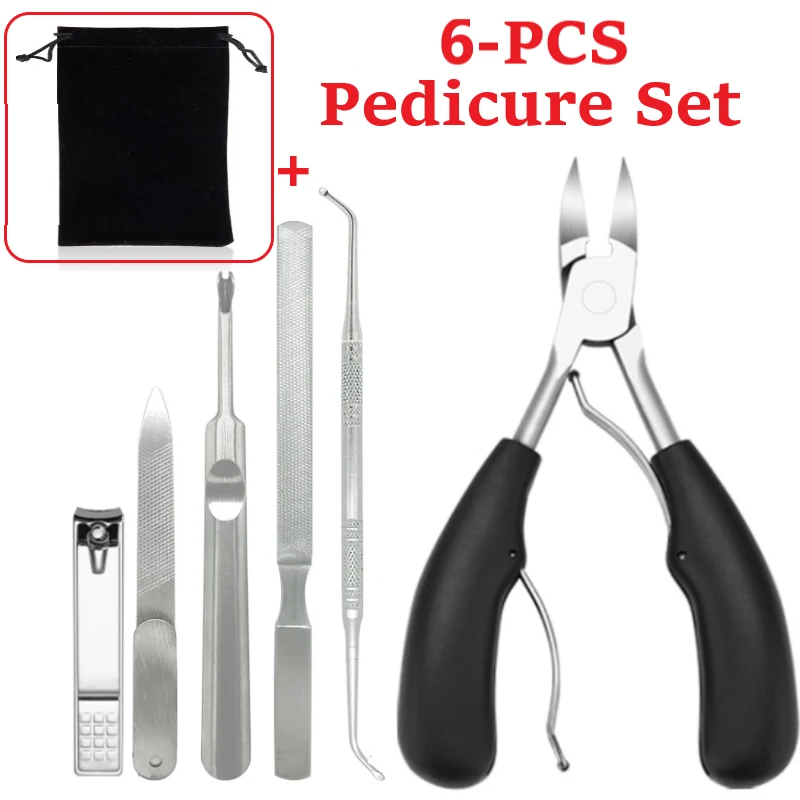 Набор инструментов для маникюра и педикюра, кусачки для стрижки ногтей, педикюрные ножницы для кутикулы, коррекция вросших ногтей и подиари... 
Набор инструментов для маникюра и педикюра, кусачки для стрижки ногтей, педикюрные ножницы для кутикулы, коррекция вросших ногтей и подиари...