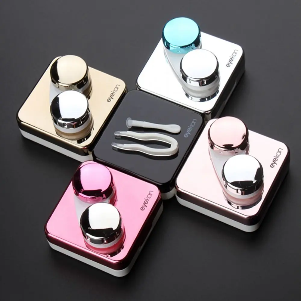 1PC contact lens case square travel portable solid color lens cover container holder storage soaking box fashion accessories
1PC contact lens case square travel portable solid color lens cover container holder storage soaking box fashion accessories