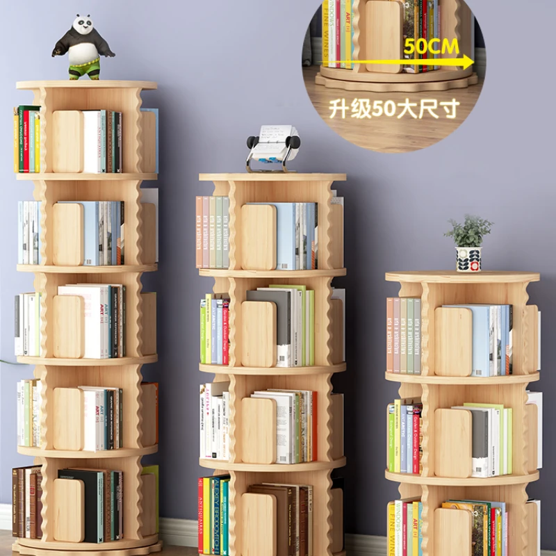 Solid Wood Rotating Bookshelf Creative Floor Simple Home Children's Picture Book Rack Student 360-Degree Small Bookcase
Solid Wood Rotating Bookshelf Creative Floor Simple Home Children's Picture Book Rack Student 360-Degree Small Bookcase