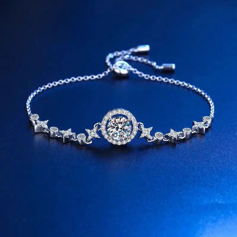 New moissanite bracelet female ins niche design 2021 new sterling silver bracelet birthday gift for girlfriend
New moissanite bracelet female ins niche design 2021 new sterling silver bracelet birthday gift for girlfriend