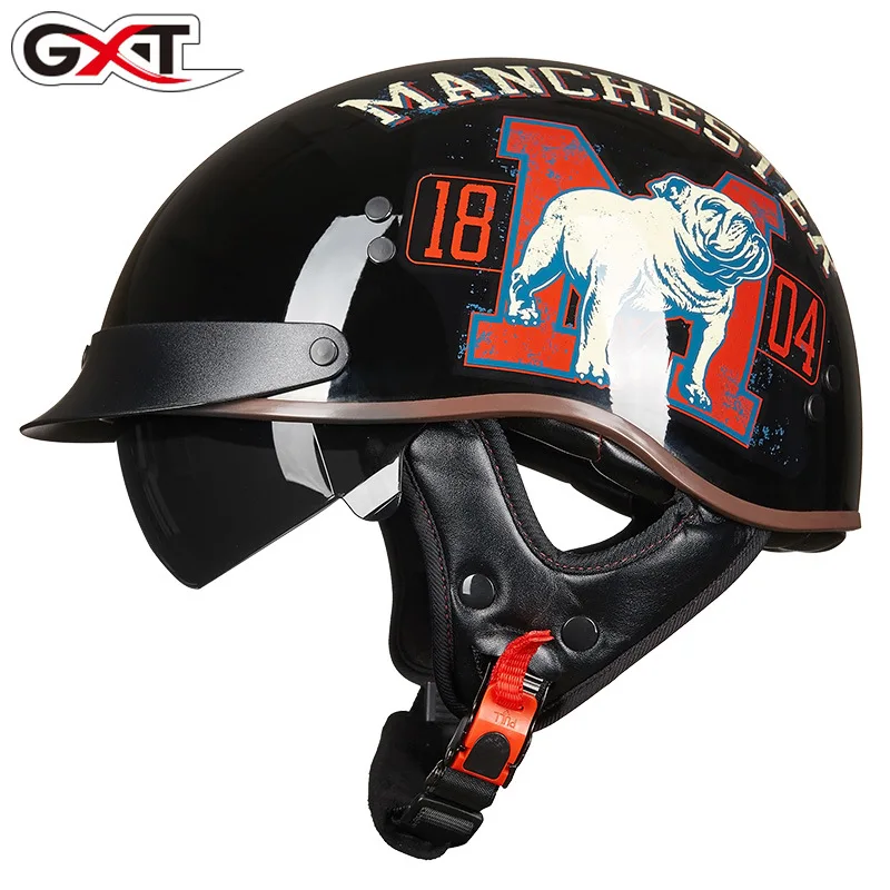 New Classic Retro Scoop Half Face Helmet Motorcycle Motorbike Open Face Helmet Moped Vintage Scooter Crash Casque ABS Material
New Classic Retro Scoop Half Face Helmet Motorcycle Motorbike Open Face Helmet Moped Vintage Scooter Crash Casque ABS Material
