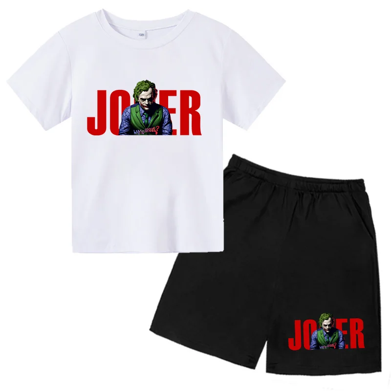 2022 New fashion street Boys Girls Clothes Clown Print Boy baby sets Kids shorts sets Clothes For 4-14 Y for a Teen White Suit
2022 New fashion street Boys Girls Clothes Clown Print Boy baby sets Kids shorts sets Clothes For 4-14 Y for a Teen White Suit