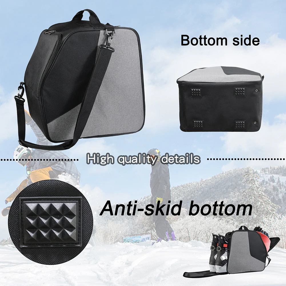 Outdoor Ski Boots Bag 36*24*38cm Frosted Cloth 0.695KG Winter Sports Waterproof Helmet Bag Diagonal Portable Snowboarding Set
Outdoor Ski Boots Bag 36*24*38cm Frosted Cloth 0.695KG Winter Sports Waterproof Helmet Bag Diagonal Portable Snowboarding Set