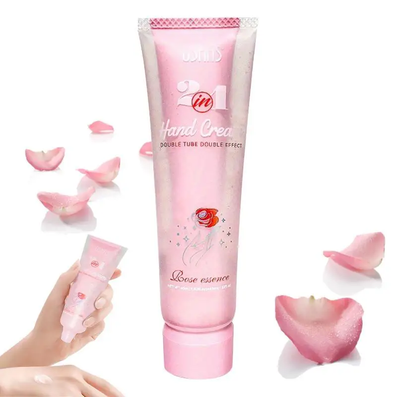 

Hand Cream Double Layers Mini Hand Lotion Long Lasting Natural Portable Hand Moisturizing Cream For Dry Cracked Hands Smooth