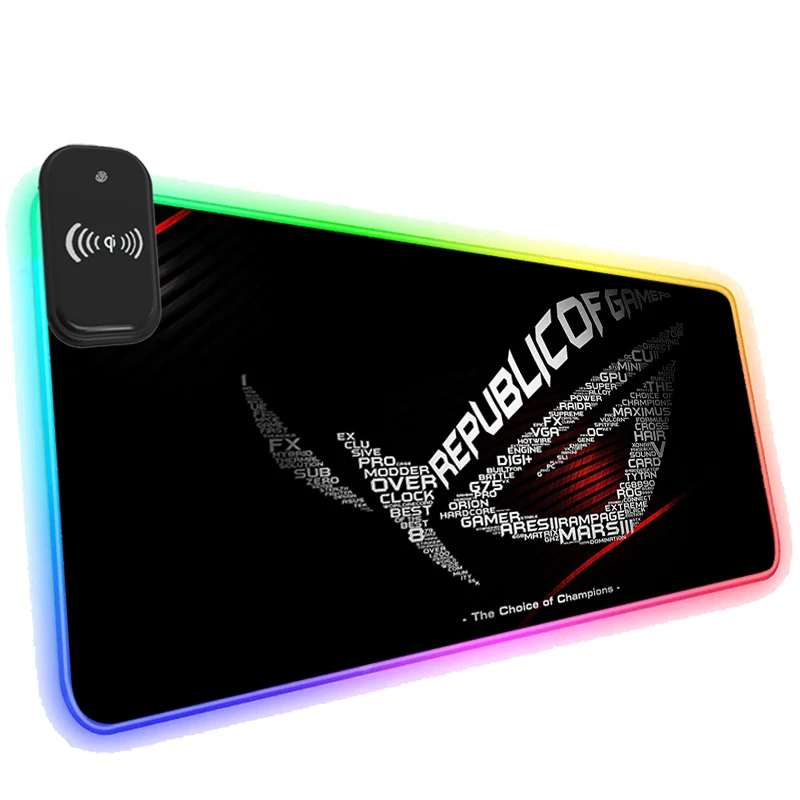 Phone Wireless Charging RGB Mouse Pad LED Gaming ASUS Game Mats Rug Desk Protector HD Office Accessories Mousepad Keyboard Mat
Phone Wireless Charging RGB Mouse Pad LED Gaming ASUS Game Mats Rug Desk Protector HD Office Accessories Mousepad Keyboard Mat