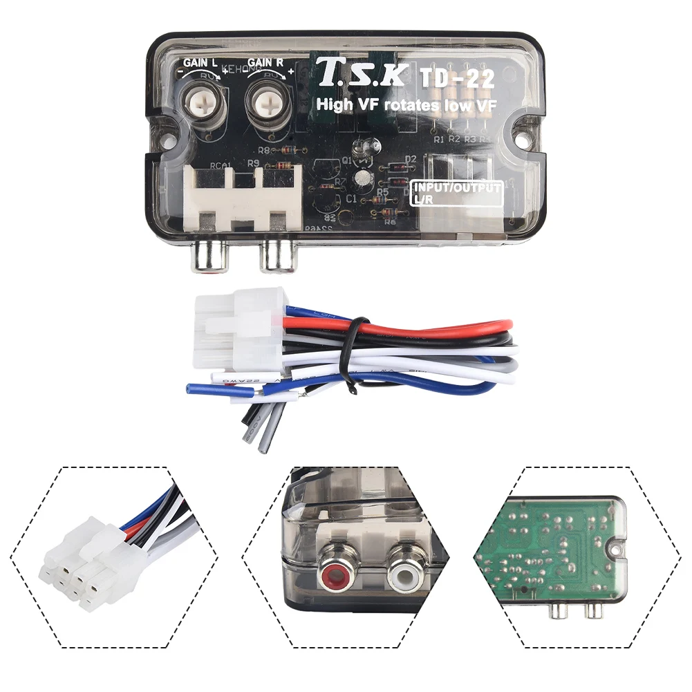 Auto Car Audio Converter 12V RCA Stereo High To Low Adjustable Converter Adapter Car Audio Converter Accessories
Auto Car Audio Converter 12V RCA Stereo High To Low Adjustable Converter Adapter Car Audio Converter Accessories