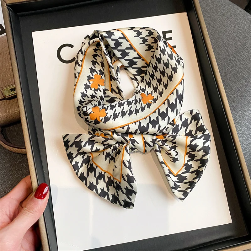 Spring Silk Ribbon Scarf Women Luxury Print 110*13cm Neck Tie Satin Ladies Hair Band Bag Wirst Foulard Headband Design 2022 New
Spring Silk Ribbon Scarf Women Luxury Print 110*13cm Neck Tie Satin Ladies Hair Band Bag Wirst Foulard Headband Design 2022 New