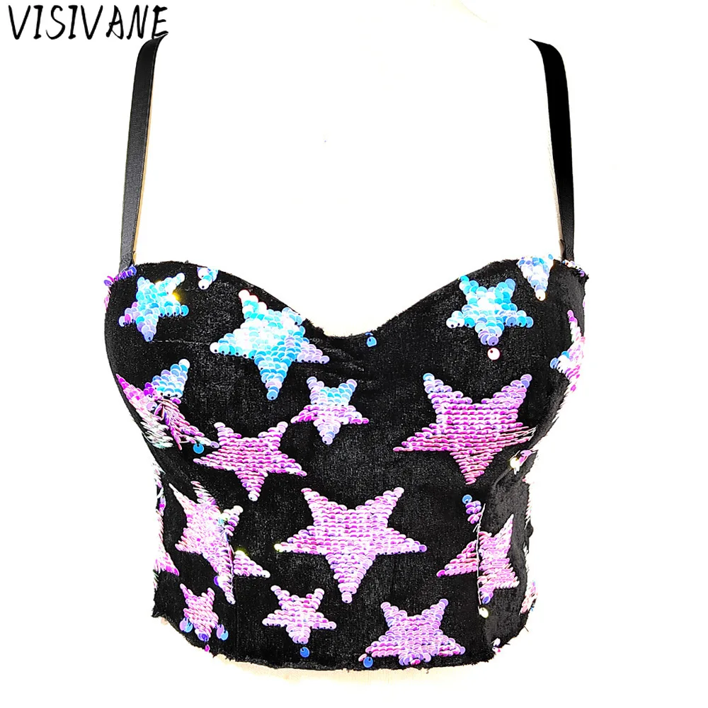 Visivane Sequins Stage Dance Wear Bastet Party Tank Women Backless Women Clothing Y2k Tops Sexy Fashion Clothes Sling Night Club
Visivane Sequins Stage Dance Wear Bastet Party Tank Women Backless Women Clothing Y2k Tops Sexy Fashion Clothes Sling Night Club