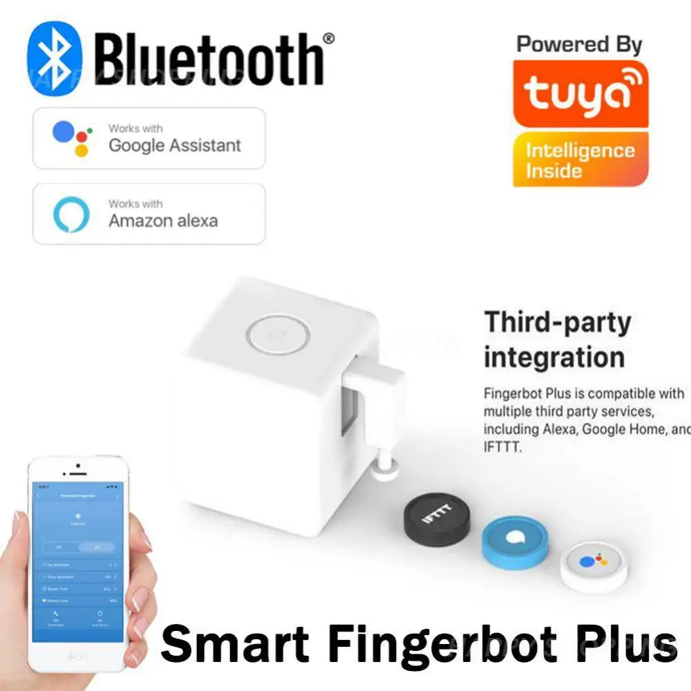 Voice Control Plus Switch Compatible With Alexa Google Home And Siri Finger Robot Tuya Timing Switch
Voice Control Plus Switch Compatible With Alexa Google Home And Siri Finger Robot Tuya Timing Switch