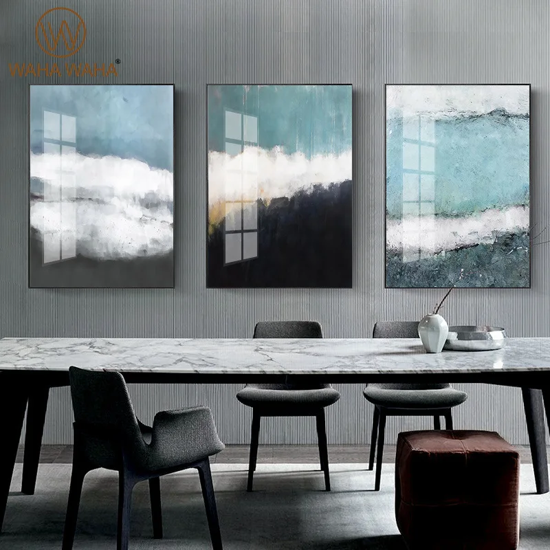 Simple Abstract Hand-painted Watercolor Sea White Clouds Poster Printing Canvas Painting Living Room Porch Decorative Painting
Simple Abstract Hand-painted Watercolor Sea White Clouds Poster Printing Canvas Painting Living Room Porch Decorative Painting