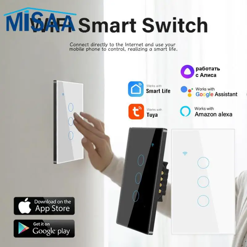 Multi-function App Control Support Alexa Google Home Smart Home Home Appliance Smart Light Neutral Wire/no Neutral Wire Tuya Wif
Multi-function App Control Support Alexa Google Home Smart Home Home Appliance Smart Light Neutral Wire/no Neutral Wire Tuya Wif