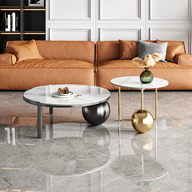 TLL Small Apartment Light Luxury Stone Plate round Tea Table Living Room Home High-End Modern Minimalist
TLL Small Apartment Light Luxury Stone Plate round Tea Table Living Room Home High-End Modern Minimalist