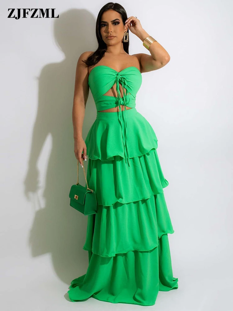 Lolita Off The Shoulder Long Cake Dress Sexy Women Strapless Pleated Princess Dresses Elegant Waist Band Cut Out Cocktail Robe
Lolita Off The Shoulder Long Cake Dress Sexy Women Strapless Pleated Princess Dresses Elegant Waist Band Cut Out Cocktail Robe