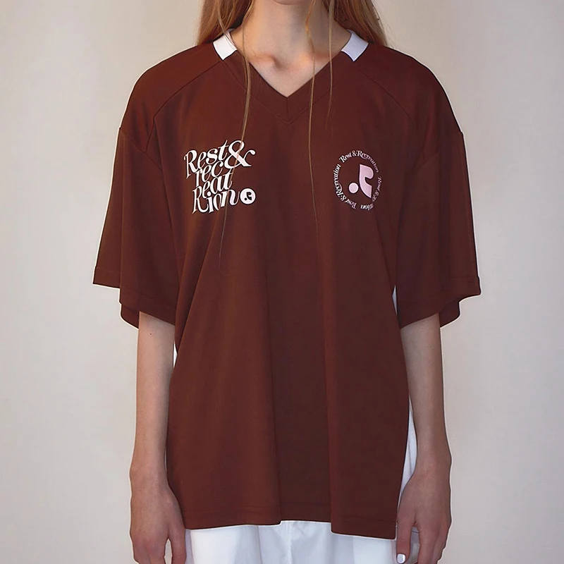 Korean Women T-shirt Sports Jersey Fashion Summer Print Top V-Neck Casual Short Sleeve Tee 0030-4
Korean Women T-shirt Sports Jersey Fashion Summer Print Top V-Neck Casual Short Sleeve Tee 0030-4